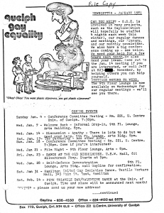 GGE Newsletter 1981 January