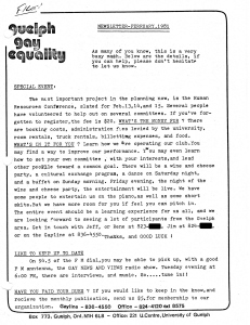 GGE Newsletter 1981 February