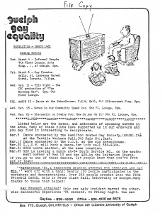 GGE Newsletter 1981 March