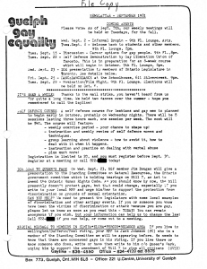 GGE Newsletter 1981 September
