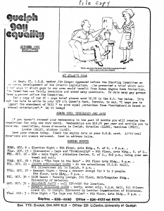 GGE Newsletter 1981 October