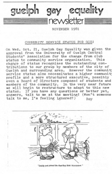 GGE Newsletter 1981 November