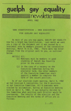 GGE Newsletter 1982 April