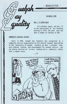 GGE Newsletter 1982 October