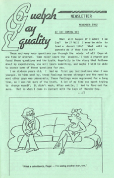 GGE Newsletter 1982 November