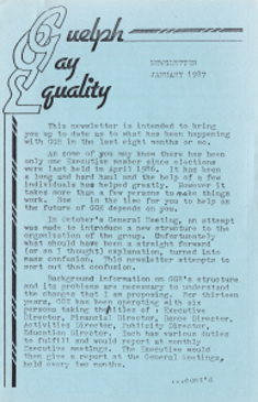 GGE Newsletter 1987 January