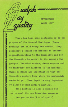 GGE Newsletter 1987 March