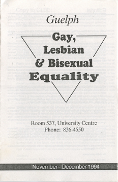 GGE Newsletter 1994 November/December