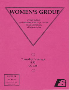 Winter Womens Group Regular Meeting, 1989, Winter