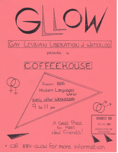 GLLOW Regular Coffeehouse 1990, Fall