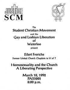 GLLOW Eilert Frerichs Talk, 1992, March 18