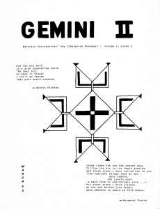 Gemini II Vol 1 Issue 2