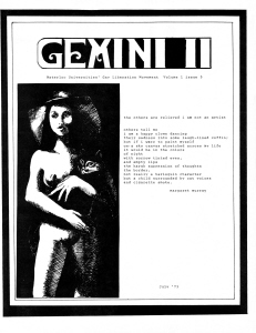 Gemini II Vol 1 Issue 5