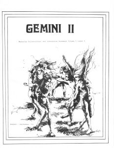 Gemini II Vol 1 Issue 6