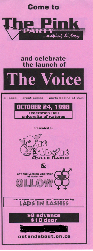 Pink Party 1998 October 24