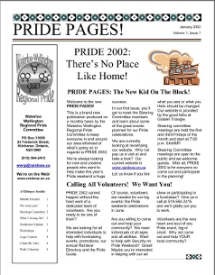 Pride Pages 2002 January