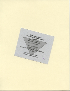 1999, January 16 Rainbow Chorus Ticket