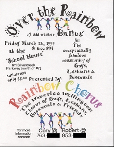1999, March 12 Dance Poster 1