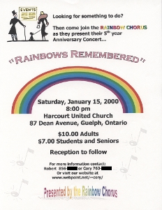 2000, January 15 Concert Poster 1