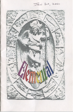 2001, January 20 Concert Poster