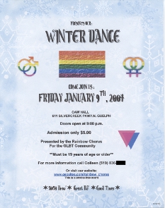 2004, January 9 Dance Poster