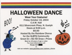 2004, October 15 Dance Poster