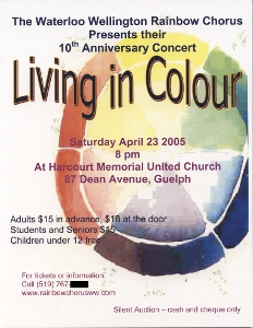 2005, April 23 Living in Colour Poster