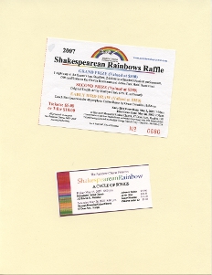 2007, May 25 - 26 Shakespearean Rainbow Tickets
