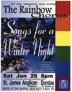 2008, Jan. 26 Songs for a Winter Evening Poster