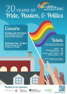 2014, January 26 & February 1 20 Years of Pride, Passion, & Politics Poster