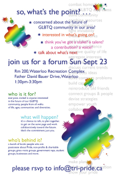 2007-09-23 Public Forum Poster