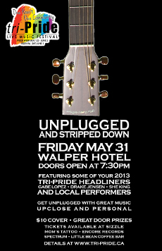 2013-05-31 Unplugged And Stripped Down Poster